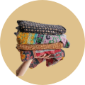 Cotton Kantha Quilt